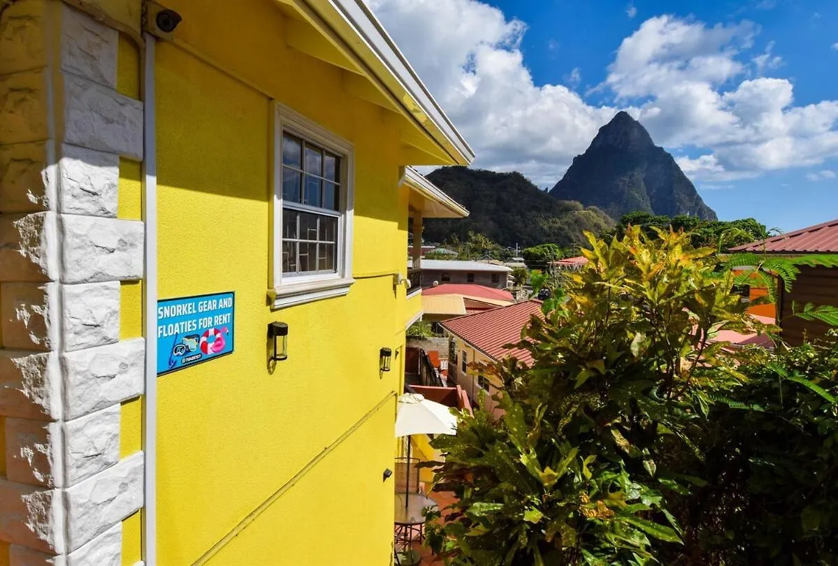Piton View Apartment With Jeep Rental - Great Combo Deal- Explore St Lucia Soufrière 0*,  Sainte-Lucie