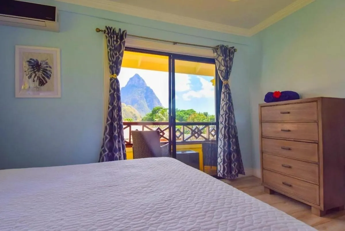 Piton View Apartment With Jeep Rental - Great Combo Deal- Explore St Lucia Soufrière