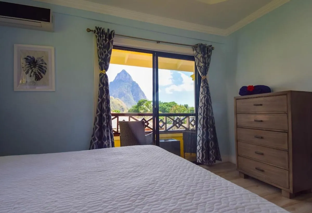 Piton View Apartment With Jeep Rental - Great Combo Deal- Explore St Lucia Soufrière