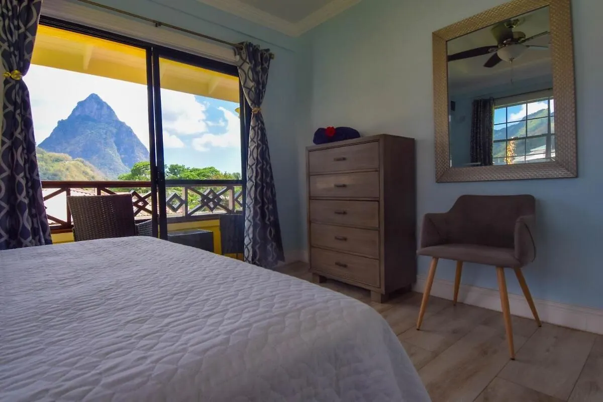 Piton View Apartment With Jeep Rental - Great Combo Deal- Explore St Lucia Soufrière